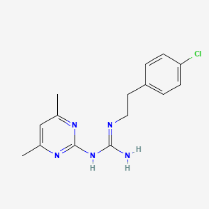 1-[2-(4-Chlorophenyl)ethyl]-3-(4,6-dimethylpyrimidin-2-yl)guanidine