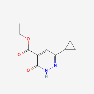 Ethyl 6-cyclopropyl-3-oxo-2,3-dihydropyridazine-4-carboxylate