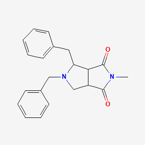 4,5-dibenzyl-2-methyltetrahydropyrrolo[3,4-c]pyrrole-1,3(2H,3aH)-dione