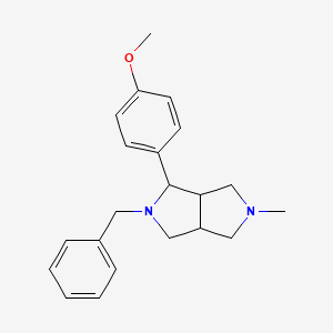 molecular formula C21H26N2O B1491928 2-Benzyl-1-(4-méthoxyphényl)-5-méthyloctahydropyrrolo[3,4-c]pyrrole CAS No. 2098076-83-4