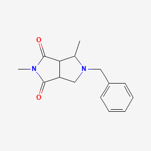 5-benzyl-2,4-dimethyltetrahydropyrrolo[3,4-c]pyrrole-1,3(2H,3aH)-dione