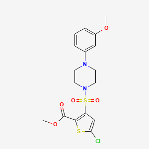 Methyl 5-chloro-3-{[4-(3-methoxyphenyl)piperazin-1-yl]sulfonyl}thiophene-2-carboxylate