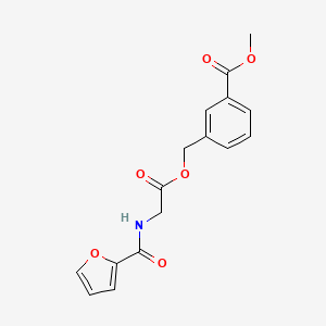 methyl 3-({[N-(furan-2-ylcarbonyl)glycyl]oxy}methyl)benzoate