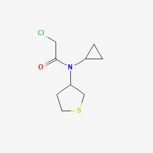 2-chloro-N-cyclopropyl-N-(tetrahydrothiophen-3-yl)acetamide