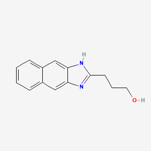 molecular formula C14H14N2O B14919390 3-(1H-Naphtho[2,3-d]imidazol-2-yl)propan-1-ol 