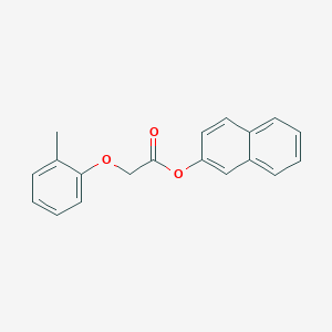 molecular formula C19H16O3 B14919430 2-Naphthyl 2-(2-methylphenoxy)acetate 