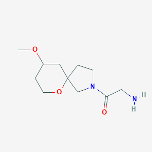 2-Amino-1-(9-methoxy-6-oxa-2-azaspiro[4.5]decan-2-yl)ethan-1-one
