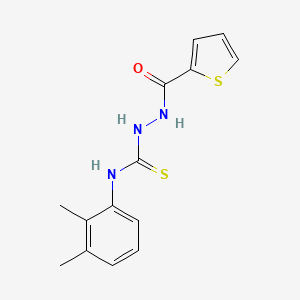 N-(2,3-dimethylphenyl)-2-(thiophen-2-ylcarbonyl)hydrazinecarbothioamide