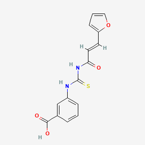 3-[3-(3-Furan-2-yl-acryloyl)-thioureido]-benzoic acid