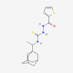 N-[1-(1-Adamantyl)ethyl]-2-(2-thienylcarbonyl)hydrazinecarbothioamide