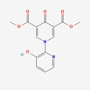 dimethyl 3'-hydroxy-4-oxo-4H-1,2'-bipyridine-3,5-dicarboxylate