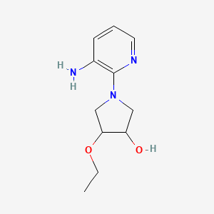 1-(3-Aminopyridin-2-yl)-4-ethoxypyrrolidin-3-ol