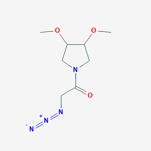 2-Azido-1-(3,4-dimethoxypyrrolidin-1-yl)ethan-1-one