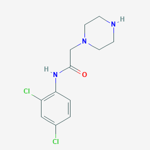 N-(2,4-dichlorophenyl)-2-piperazinylacetamide