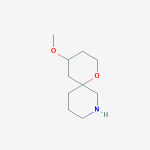 molecular formula C10H19NO2 B1491970 4-Methoxy-1-oxa-8-azaspiro[5.5]undecane CAS No. 2097946-31-9