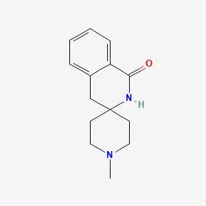 molecular formula C14H18N2O B14919709 1'-Methyl-2,4-dihydro-1H-spiro[isoquinoline-3,4'-piperidin]-1-one 