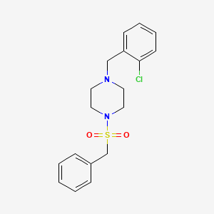 1-(Benzylsulfonyl)-4-(2-chlorobenzyl)piperazine