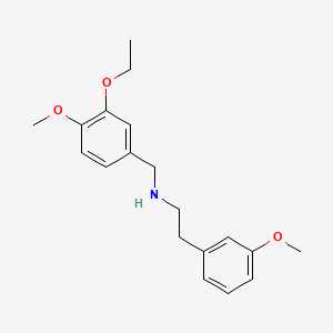 N-(3-ethoxy-4-methoxybenzyl)-2-(3-methoxyphenyl)ethanamine