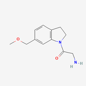 molecular formula C12H16N2O2 B1491979 2-Amino-1-(6-(methoxymethyl)indolin-1-yl)ethan-1-one CAS No. 2092097-96-4