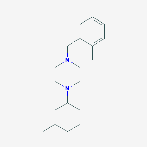 1-(2-Methylbenzyl)-4-(3-methylcyclohexyl)piperazine