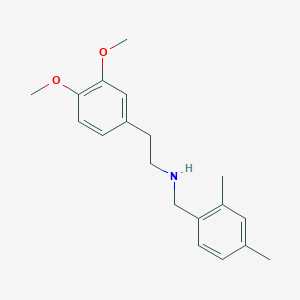 2-(3,4-dimethoxyphenyl)-N-(2,4-dimethylbenzyl)ethanamine