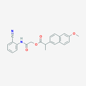 2-[(2-Cyanophenyl)amino]-2-oxoethyl 2-(6-methoxynaphthalen-2-yl)propanoate