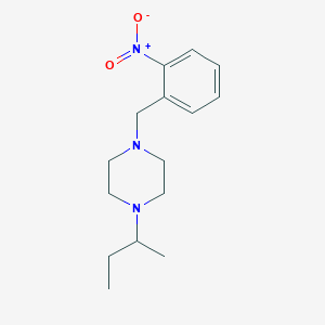 1-(Butan-2-yl)-4-(2-nitrobenzyl)piperazine