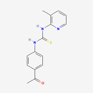 1-(4-Acetylphenyl)-3-(3-methylpyridin-2-yl)thiourea