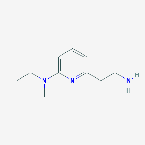 molecular formula C10H17N3 B1491992 6-(2-aminoethyl)-N-ethyl-N-methylpyridin-2-amine CAS No. 2098044-60-9