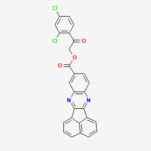 2-(2,4-Dichlorophenyl)-2-oxoethyl acenaphtho[1,2-b]quinoxaline-9-carboxylate