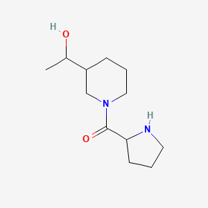 3-(1-Hydroxyethyl)-1-prolylpiperidine