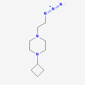molecular formula C10H19N5 B1492007 1-(2-Azidoethyl)-4-cyclobutylpiperazine CAS No. 1870148-86-9