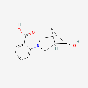 2-(6-Hydroxy-3-azabicyclo[3.1.1]heptan-3-yl)benzoic acid