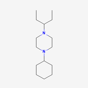 1-Cyclohexyl-4-(pentan-3-yl)piperazine