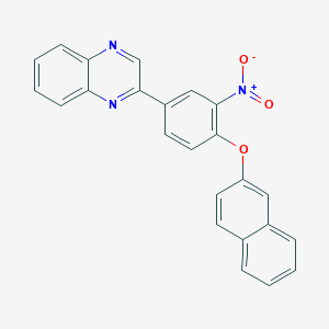 2-[4-(Naphthalen-2-yloxy)-3-nitrophenyl]quinoxaline