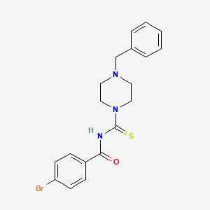 N-[(4-benzylpiperazin-1-yl)carbonothioyl]-4-bromobenzamide