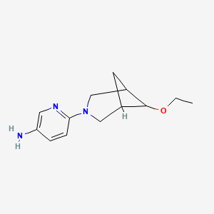 6-(6-Ethoxy-3-azabicyclo[3.1.1]heptan-3-yl)pyridin-3-amine