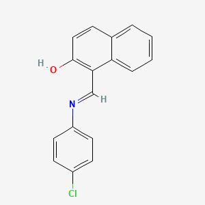 1-(4-Chlorophenyliminomethyl)-2-naphthol