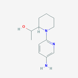 1-(1-(5-Aminopyridin-2-yl)piperidin-2-yl)ethan-1-ol