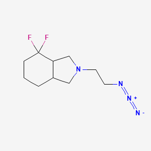 molecular formula C10H16F2N4 B1492020 2-(2-azidoethyl)-4,4-difluorooctahydro-1H-isoindole CAS No. 2097991-58-5