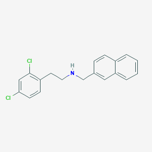 2-(2,4-dichlorophenyl)-N-(naphthalen-2-ylmethyl)ethanamine