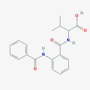 molecular formula C19H20N2O4 B14920214 N-({2-[(phenylcarbonyl)amino]phenyl}carbonyl)valine 