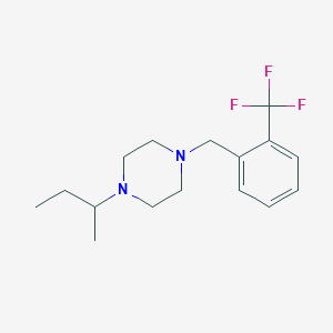 1-(Butan-2-yl)-4-[2-(trifluoromethyl)benzyl]piperazine