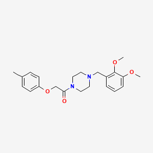 1-[4-(2,3-Dimethoxybenzyl)piperazin-1-yl]-2-(4-methylphenoxy)ethanone