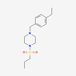 1-(4-Ethylbenzyl)-4-(propylsulfonyl)piperazine