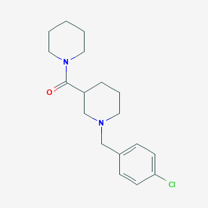 [1-(4-Chlorobenzyl)piperidin-3-yl](piperidin-1-yl)methanone