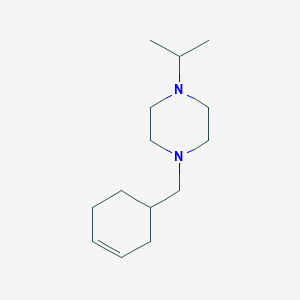 1-(Cyclohex-3-en-1-ylmethyl)-4-(propan-2-yl)piperazine