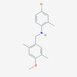 4-bromo-N-(4-methoxy-2,5-dimethylbenzyl)-2-methylaniline