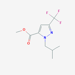 methyl 1-isobutyl-3-(trifluoromethyl)-1H-pyrazole-5-carboxylate