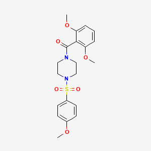 (2,6-Dimethoxyphenyl){4-[(4-methoxyphenyl)sulfonyl]piperazin-1-yl}methanone